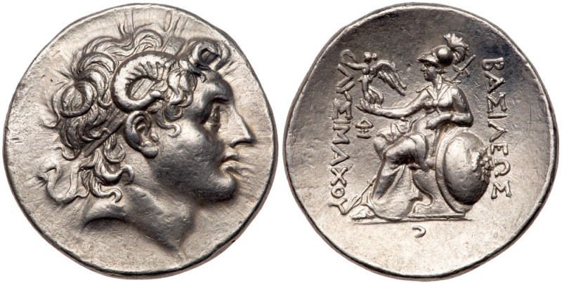 Thracian Kingdom. Lysimachos. Silver Tetradrachm (17.06 g), as King, 306-281 BC....