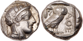 Attica, Athens. Silver Tetradrachm (17.17 g), ca. 454-404 BC. EF