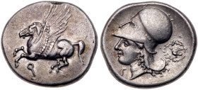 Corinthia, Corinth. Silver Stater (8.51 g), ca. 350/45-285 BC. EF
