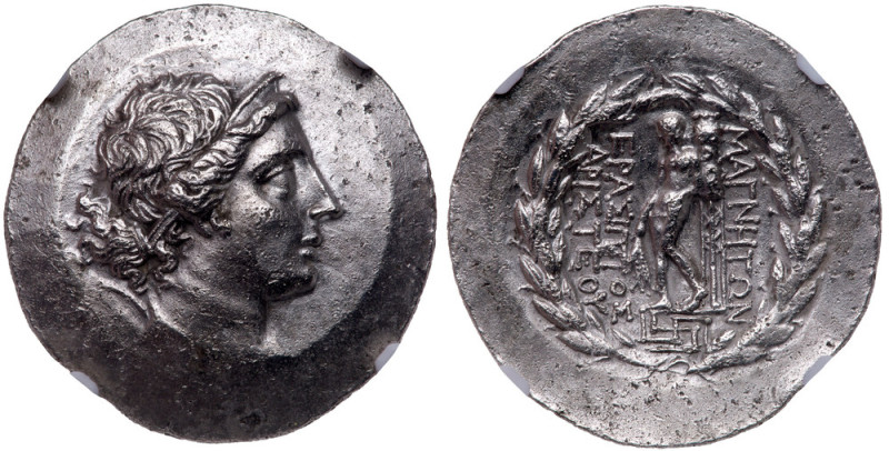 Ionia, Magnesia on the Maeander. Silver Tetradrachm (16.29 g), ca. 155-145 BC. L...