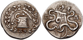 Phrygia, Apameia. Silver Cistophoric Tetradrachm (12.63 g), ca. 150-140 BC. VF