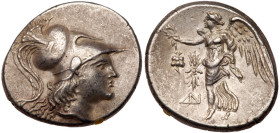 Pamphylia, Side. Silver Tetradrachm (16.77 g), ca. 205-100 BC. AEF