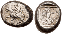 Cilicia, Tarsos. Silver Stater (10.88 g), ca. 420-410 BC. VF
