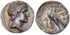 Seleukid Kingdom. Alexander I Balas. Silver Didrachm (6.99 g), 152/1-145 BC. EF