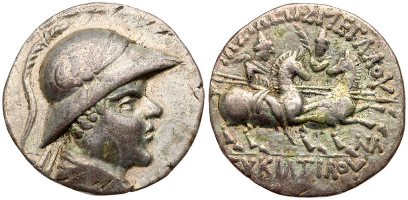 Baktria. Scythians of Merv. Silver Tetradrachm, ca 1st cent. BC (14.12 g). Imita...