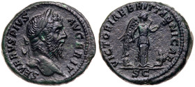 Septimius Severus, AD 193-211. AE As (11.92 g). VF