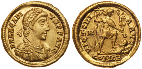 Arcadius. Gold Solidus (4.53 g), AD 383-408. AU