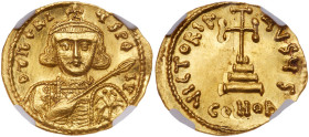 Tiberius III (Apsimar). Gold Solidus (4.48 g), 698-705