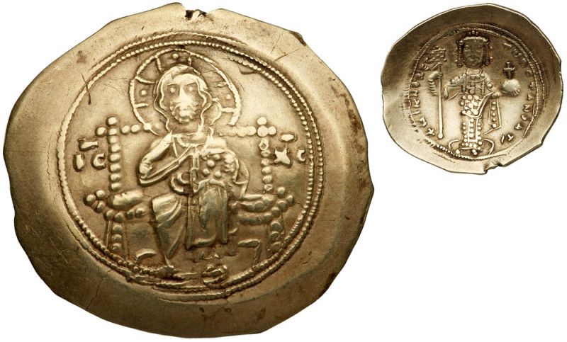 Nicephorus III Botaniates, 1078-1081. Electrum Histamenon (4.13 g). Constantinop...