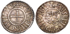 France. Carolingian. Louis III, (879-882). Silver Denier, undated
