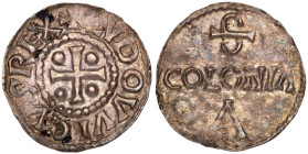 France. Carolingian. Louis the Child (899-911). Silver Denier