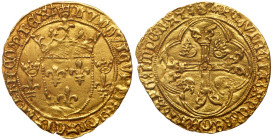 France. Louis XI (1461-1483). Gold Ecu d'or à la couronne, undated