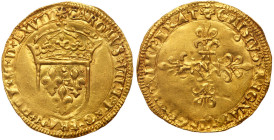 France. Charles IX (1560-1574). Gold Ecu d'or, 1567-N
