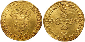 France. Henri III (1574-1589). Gold Ecu d'or, 1584-A