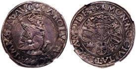 German States: Kempten. HRE Charles V (1519-1556). Half Taler, (15)43