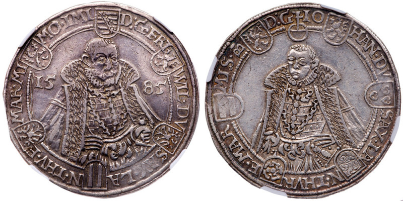 German States: Saxe-Old-Weimar. Friedrich Wilhelm I and Johann III (1573-1602). ...