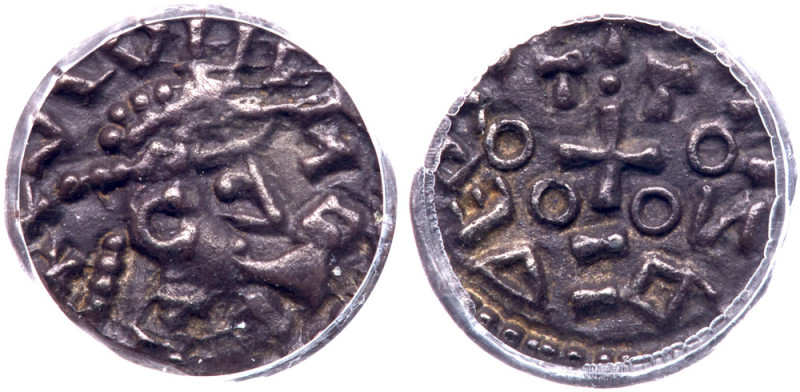 Great Britain. Anglo-Saxon. Wessex, Ine, 688-726. Silver Sceatta. Series "F". c....