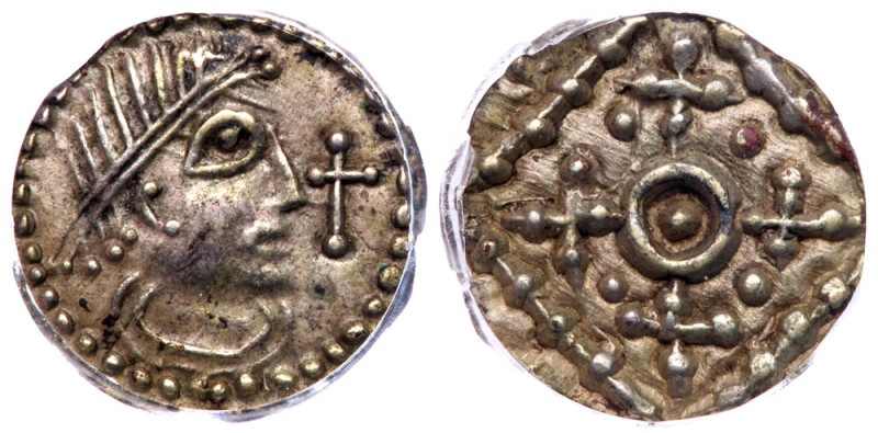 Great Britain. Anglo-Saxon. South Saxon, Notthelm, c. 710. Silver Sceatta. Serie...