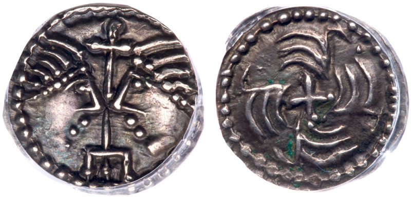 Great Britain. Anglo-Saxon. Mercia, Aethelbald, 716-757. Silver Sceatta, Series ...