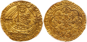 Great Britain. Richard II, (1377-1399), Gold Noble, undated