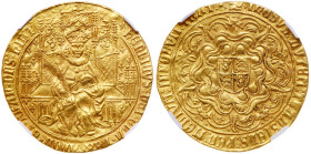 Great Britain. Edward IV (1st Reign, 1461-1470). Gold Ryal or Rose Noble, undated