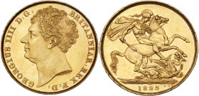 Great Britain. George IV (1820-1830). Gold 2 Pounds, 1826