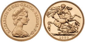Great Britain. Elizabeth II (1952-2022). Gold Proof Sovereign Three-Coin Collection, 1983