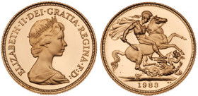 Great Britain. Elizabeth II (1952-2022). Gold Sovereign and Half Sovereign, 1983