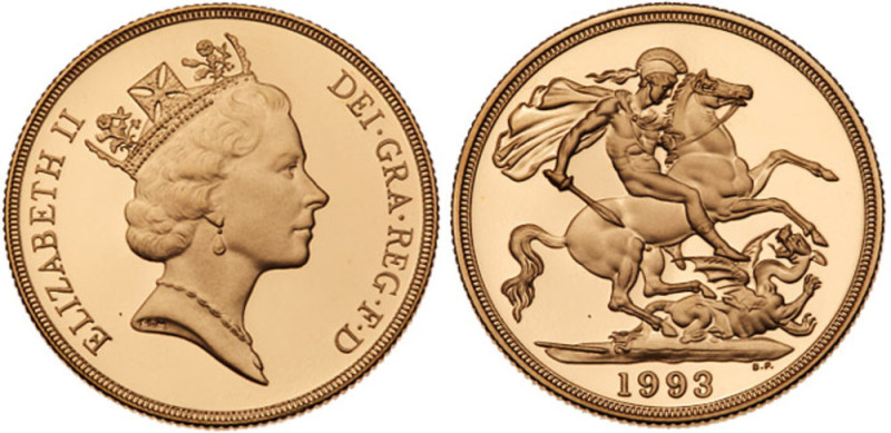 Great Britain. Elizabeth II (1952-2022). Gold Proof Sovereign Three-Coin Collect...