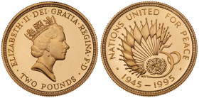 Great Britain. Elizabeth II (1952-2022). Gold 2 Pounds, 1995
