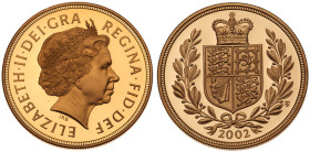 Great Britain. Elizabeth II (1952-2022). Gold Proof Sovereign Four-Coin Collection, 2002