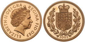 Great Britain. Elizabeth II (1952-2022). Gold Proof Sovereign Four-Coin Collection, 2002