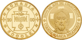 Romania-Republic. Gold 5000 Lei, 2000
