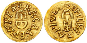 Visigoths in Spain. Reccared I (586-601). Gold Tremissis