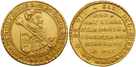 Transylvania. Sigismund Rákóczi (1607-1608). Gold 10 Ducats, 1607. EF