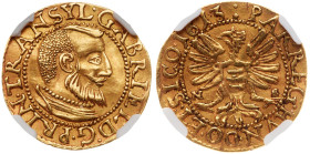 Transylvania. Gábor Báthory (1608-1613). Gold Ducat, 1613 NB. Nagybánya (Neustadt)