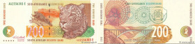 Country : SOUTH AFRICA 
Face Value : 200 Rand 
Date : (1994) 
Period/Province/Bank : South African Reserve Bank 
Catalogue reference : P.127a 
Alphabe...