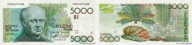 Country : BELGIUM 
Face Value : 5000 Francs 
Date : (1982-1992) 
Period/Province/Bank : Banque Nationale de Belgique 
Catalogue reference : P.145a 
Al...