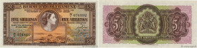 Country : BERMUDA 
Face Value : 5 Shillings 
Date : 01 mai 1957 
Period/Province/Bank : Bermuda Government 
Catalogue reference : P.18b 
Alphabet - si...
