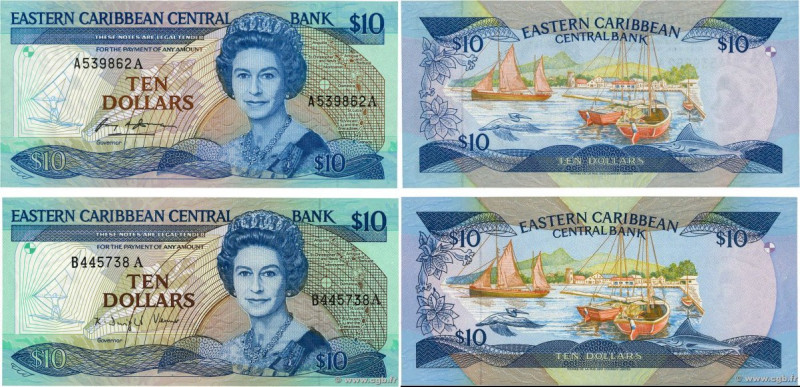 Country : CARIBBEAN  
Face Value : 10 Dollars Lot 
Date : (1985-1993) 
Period/Pr...