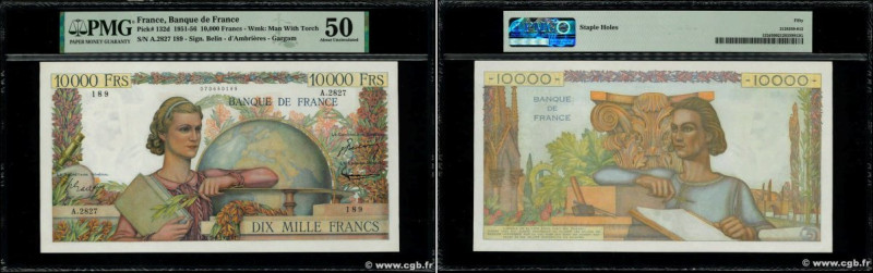 Country : FRANCE 
Face Value : 10000 Francs GÉNIE FRANÇAIS 
Date : 05 juin 1952 ...