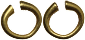 Celtic World. AV Ring Money, c. 1200-100 BC. AV. 1.00 g. 10.00 mm. Small gold ring with tapered ends. EF. Ex Jean Elsen Auction 152 (2022), lot 372.