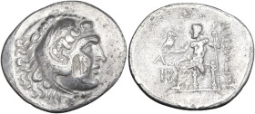 Celtic World. Pamphylia, Aspendos. AR Tetradrachm. In the name and types of Alexander III of Macedon. Dated CY 12 (201/0 BC). D/ Head of Herakles righ...