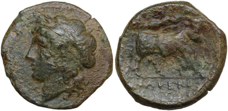 Greek Italy. Samnium, Southern Latium and Northern Campania, Cales. AE 21.5 mm, ...