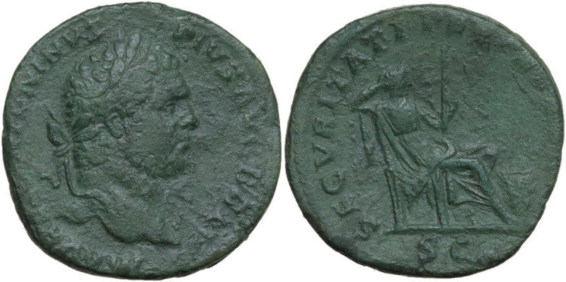 Caracalla (198-217). AE Sestertius. Struck 210-213. Obv. M AVREL ANTONINVS PIVS ...