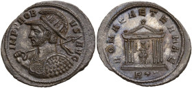 Probus (276-282). BI Antoninianus, Rome mint. Obv. IMP PROBVS AVG. Helmeted, radiate and cuirassed bust left, holding spear and shield. Rev. ROMA AETE...