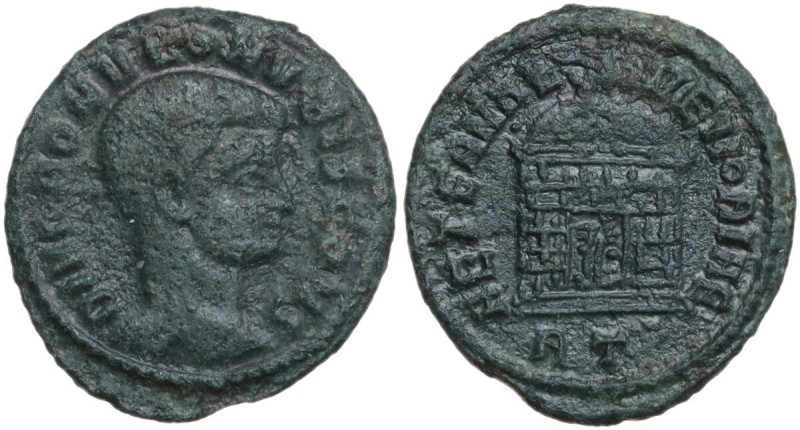 Divus Romulus (died 309 AD). AE Half Follis, 309-312, Rome mint. Obv. DIVO ROMVL...