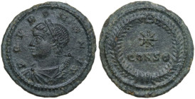 Commemorative series. Struck under Constantine I. AE 14.5 mm. Special issue for the dedication of the City, 330 AD. Constantinople mint. Obv. POP ROMA...
