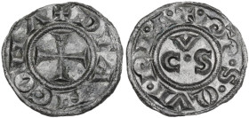 Ancona. Monetazione autonoma (sec.XII-1532). Denaro. CNI 5/15; Villoresi 2. MI. 0.70 g. 16.00 mm. Bel BB.