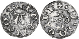 Ancona. Monetazione autonoma (sec.XII-1532). Bolognino. CNI 68; Villoresi 28. AG. 0.82 g. 18.50 mm. Bel BB/BB.